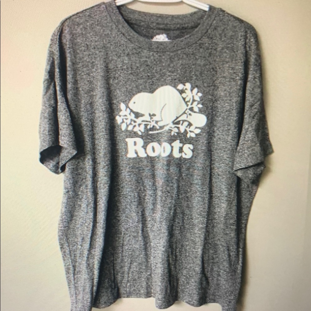 Roots Gray Short Sleeve Tee